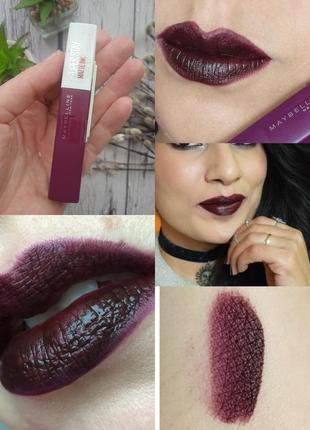 Жидкая матовая помада maybelline new york superstay matte ink liquid lipstick тон 45