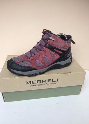 Merrell gore tex шкіряні черевики чоботи1 фото