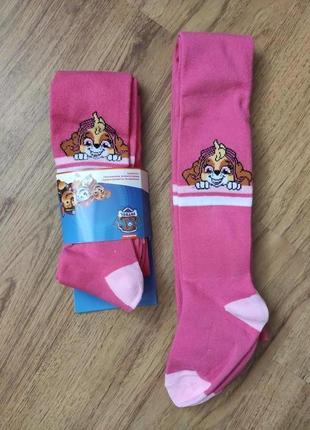 Дитячі колготи для дівчаток, ской щенячий патруль disney,р.92/98, 116/122