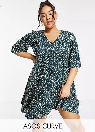 Asos платье в цветочный принт