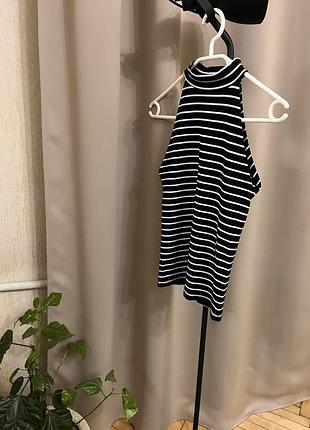 Топ, кофта, майка с вырезами под горло горловина размер с, м