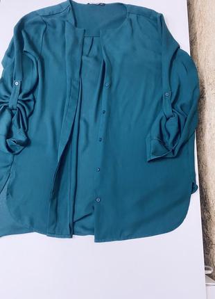 Блуза оверсайз зеленого кольору