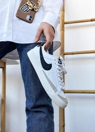 Мужские кроссовки nike blazer low white 41-42-43-44-452 фото