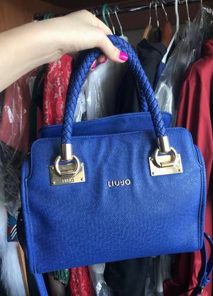 Синяя сумка liu jo1 фото