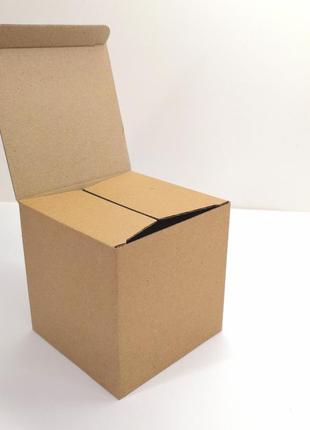 Картонна коробка для свічок і мила 11 * 11 * 11 см, пакування для соєвої свічки2 фото