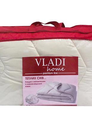 Одеяло стёганое чистошерстяное евро premium vladi 200х220