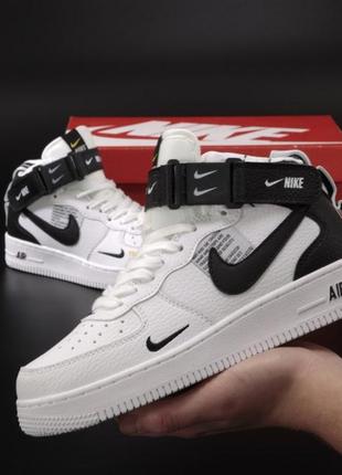 Кроссовки демисезон nike air force high, хайтопы, кеды унисекс