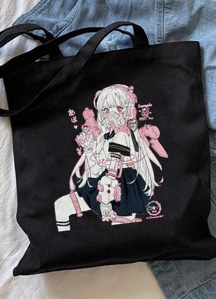 Шоппер еко-сумка anime girl1 фото