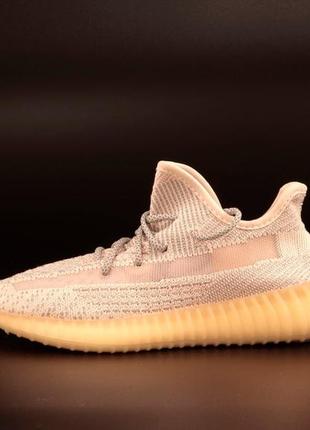 Кроссовки рефлективные adidas cotton yeezy 350, кроссовки легкие текстильные на лето4 фото