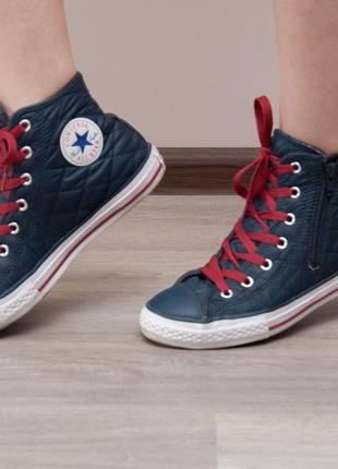 Конверсы утепленные высокие converse1 фото