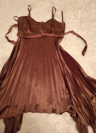 Платье плисеровка, размер 46