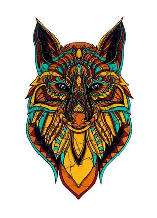 3d пазлы puzzlean - "загадочный лис" а4 (подарочная коробка)