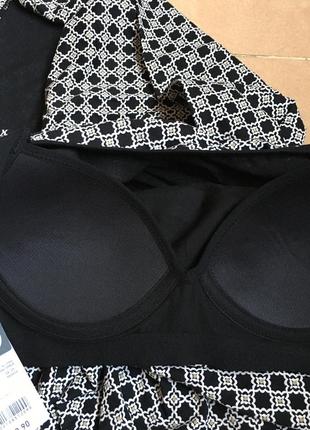 Платье с встроенным бюстгальтегом bra top, и принтом, xs6 фото