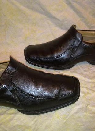 Мокасины clarks 100 % нат.кожа 41,5 -42 р. вьетнам