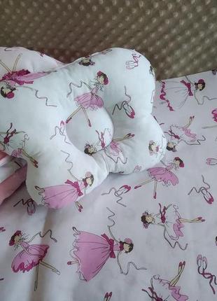 Комплект постельного белья для новорожденных манюня  мишки в кроватку ( коляску) плед + подушка  + простынь10 фото