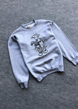 walt disney world tigger vintage 3d logo 90 s sweatshirt made in ausa 519 Original