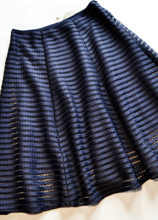 Новая шикарная синяя сетчатая пышная юбка1 фото