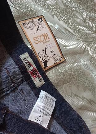 Szm jeans. джинсы 👖. насыщенные темно синего цвета. 29-го размера2 фото