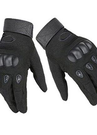 Тактические перчатки полнопалые oakley с защитой костяшек армейские перчатки...
