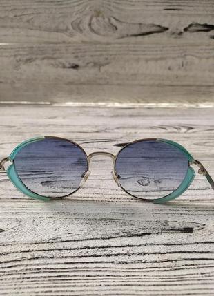 Солнцезащитные очки женские в металлической оправе5 фото