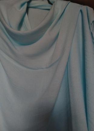 Шаль палантин необыкновенного голубого цвета германия3 фото