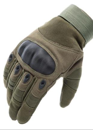 Военные перчатки с защитой костяшек refire gear для сенсорных экранов l хаки