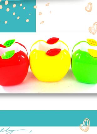 Органайзер для ручек пластиковый яблочко 10х10см арт.3002