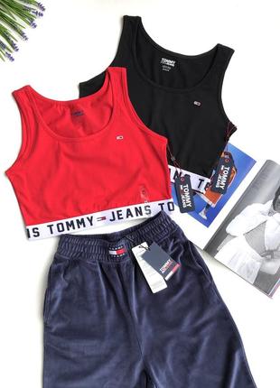 Майка, топ  жіночий tommy hilfiger майка женская томми хилфигер оригінал