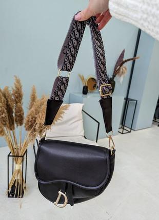 Сумка седло чорна 3