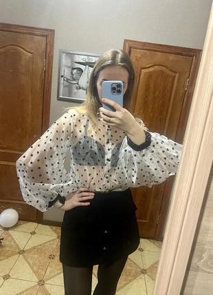 Блуза из органзы