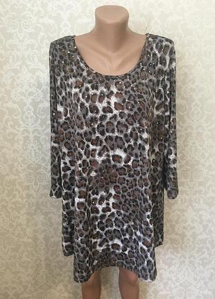 Блуза туніка батал великий розмір