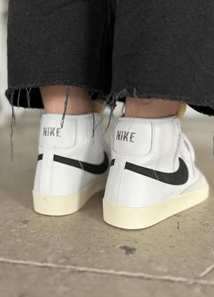 Мужские кроссовки nike blazer mid white 40-41-42-43-44-458 фото