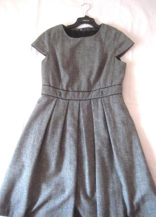 Шерстяное платье миди от marks&spencer в состоянии нового л-хл