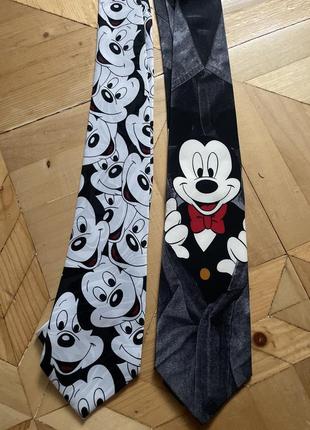 Галстук галстук с mickey mouse микки маус1 фото