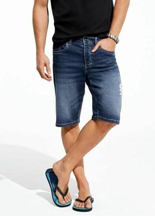 Чоловічі джинсові шорти бермуди livergy німеччина7 фото
