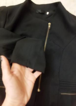 Удлиненный черный пиджак,с-м2 фото