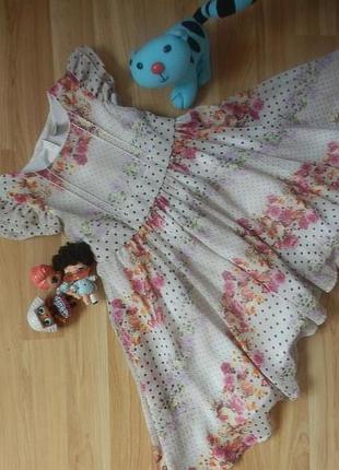 Фирменное нарядное платье tu малышке 2-3 года состояние отличное.