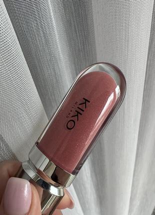 Блиск kiko milano 3d lip gloss #32! блиск кіко 323 фото