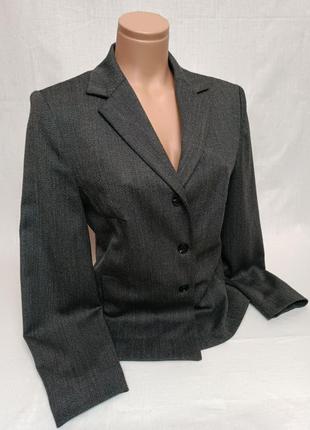 Базовый пиджак серый с черным c&amp;a l, 40