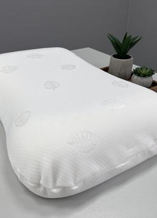 Ортопедична подушка curve pillow 100% латекс 40х60х10 см таїланд