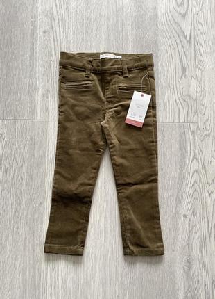 Крутые велюр брюки брюки джинсы lefties 2-3роки1 фото