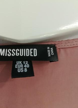 Нюдовая блузa missguided4 фото