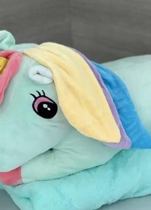 Игрушка плед подушка 3в1 единорог едиродок