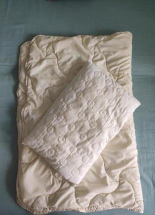 Одеяло и подушка +2 комплекта в подарок