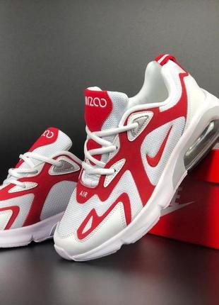 Жіночі білі з червоним кросівки в сітку nike air max 270 🆕 найк аір макс