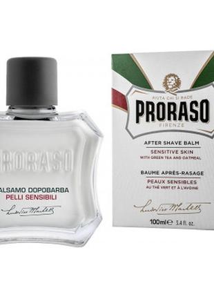 Бальзам после бритья proraso с экстрактом зеленого чая и овса 100 мл (8004395001071)