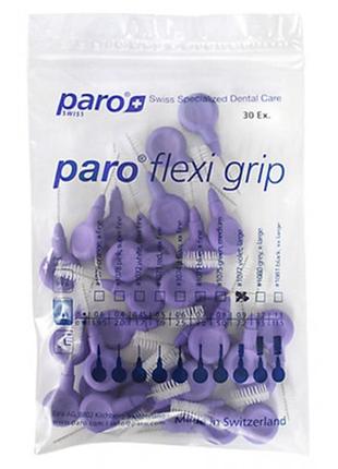 Щетки для межзубных промежутков paro swiss flexi grip крупные ø 7.2 мм 30 шт. (7610458810774)2 фото