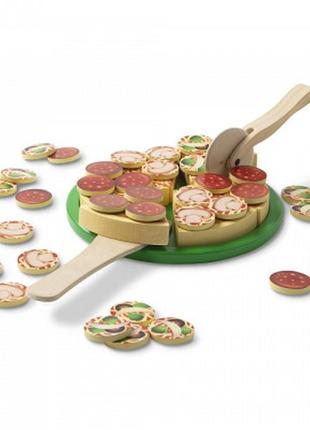 Игровой набор melissa&doug деревянный "пицца" (md10167)