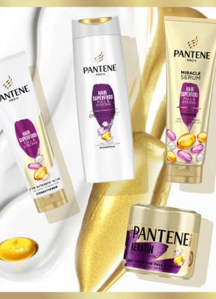 Кондиціонер для волосся pantene pro-v miracle serum поживний коктейль об'ємні та міцні 200 мл6 фото