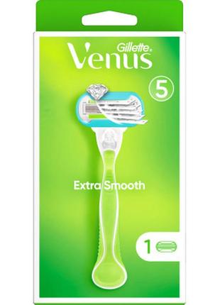 Бритва gillette venus extra smooth с 1 сменным картриджем (7702018487202)